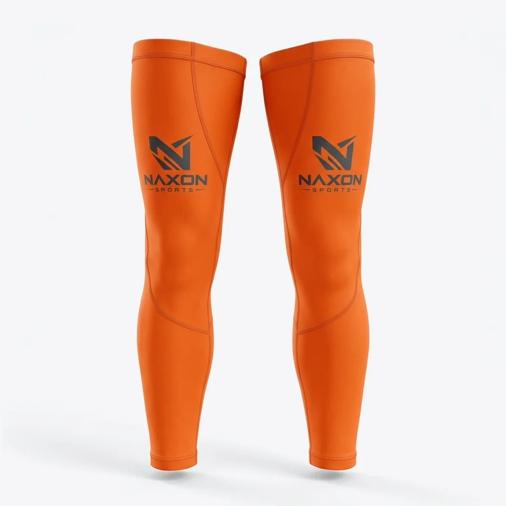 Custom Cycling Leg Warmers Design 2 Custom Cycling Leg Warmers Design 2 – cycling leg warmers mock-up made by Naxon Sports, Sialkot