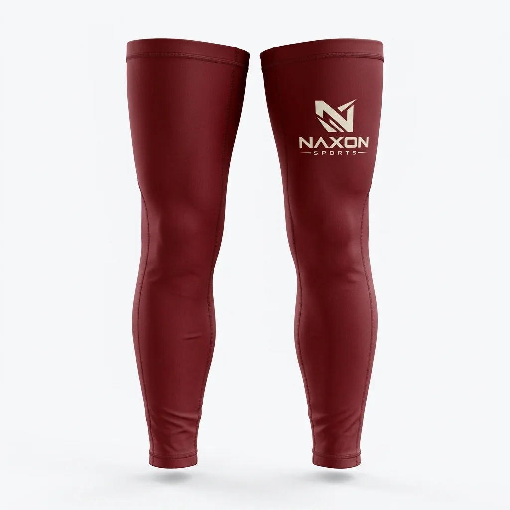 Custom Cycling Leg Warmers Design 5 – cycling leg warmers mock-up made by Naxon Sports, Sialkot