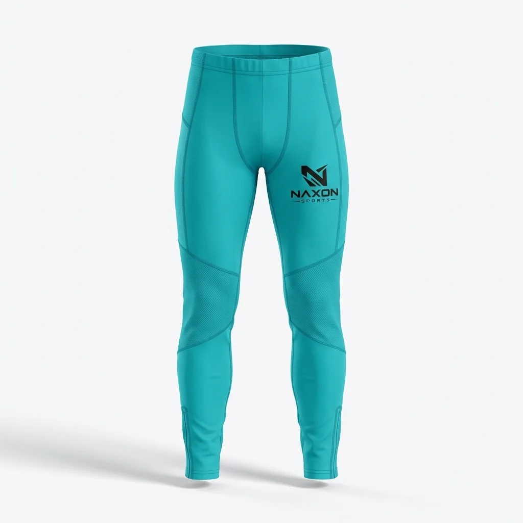 Custom Cycling Thermal Pants Design 4 – cycling thermal pants mock-up made by Naxon Sports, Sialkot