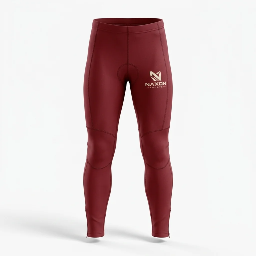 Custom Cycling Thermal Pants Design 5 – cycling thermal pants mock-up made by Naxon Sports, Sialkot