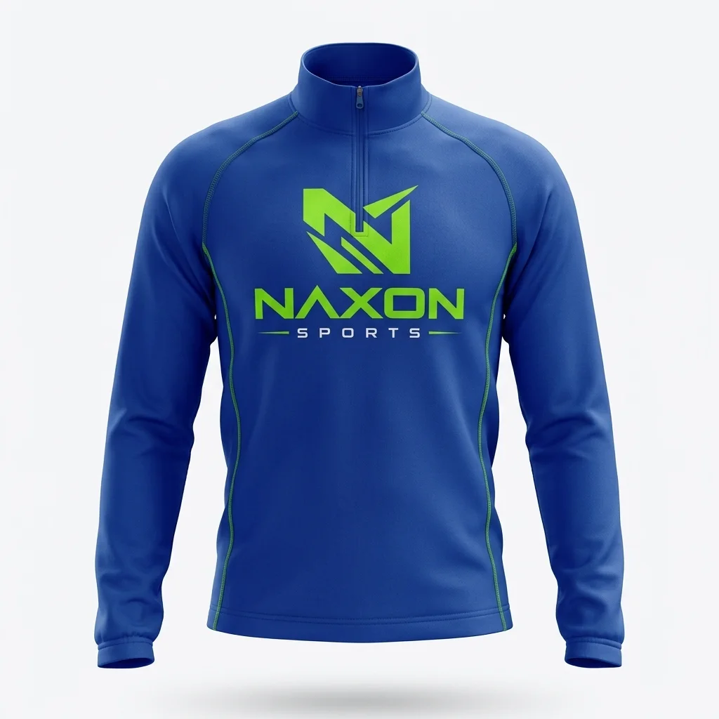 Custom Cycling Thermal Top Design 4 – cycling thermal top mock-up made by Naxon Sports, Sialkot
