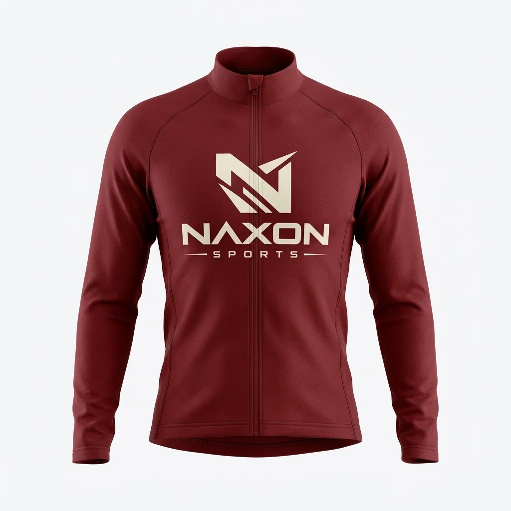 Custom Cycling Thermal Top Design 2 – cycling thermal top mock-up made by Naxon Sports, Sialkot