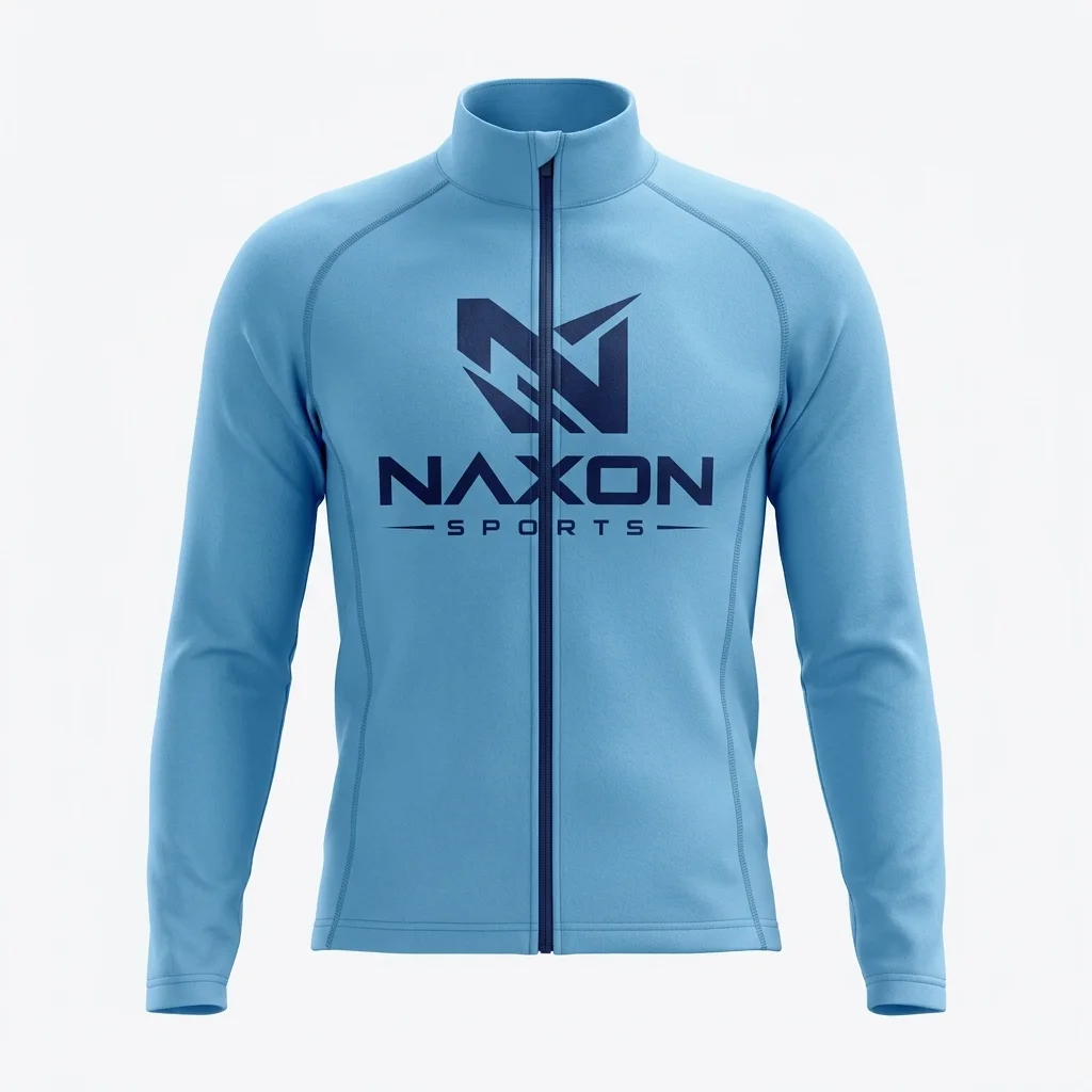 Custom Cycling Thermal Top Design 3 – cycling thermal top mock-up made by Naxon Sports, Sialkot