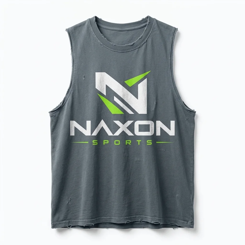 Custom distressed streetwear tank top by Naxon Sports