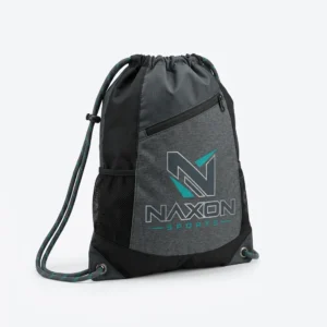Custom Drawstring Bag Design 4 – drawstring bag mock-up made by Naxon Sports, Sialkot