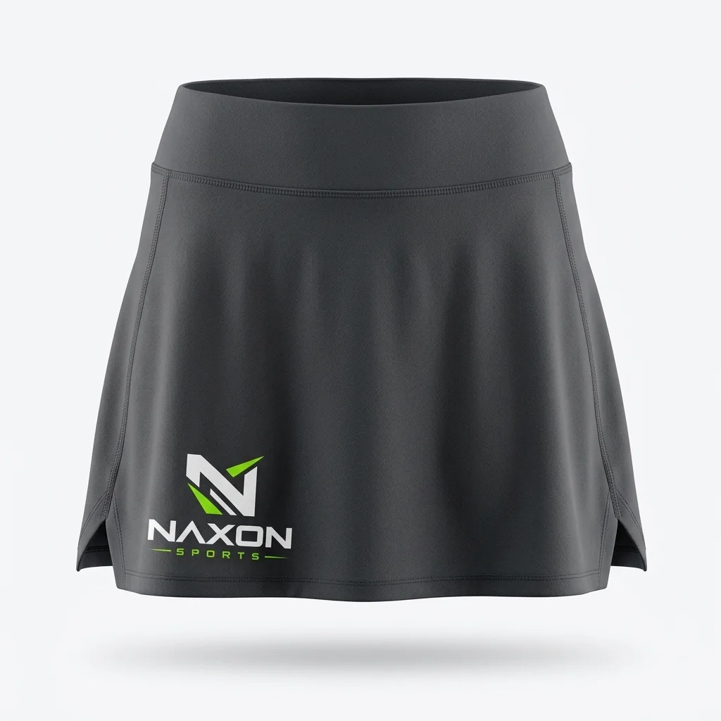 Custom Fitness Skirt Design 4 – fitness skirt mock-up made by Naxon Sports, Sialkot