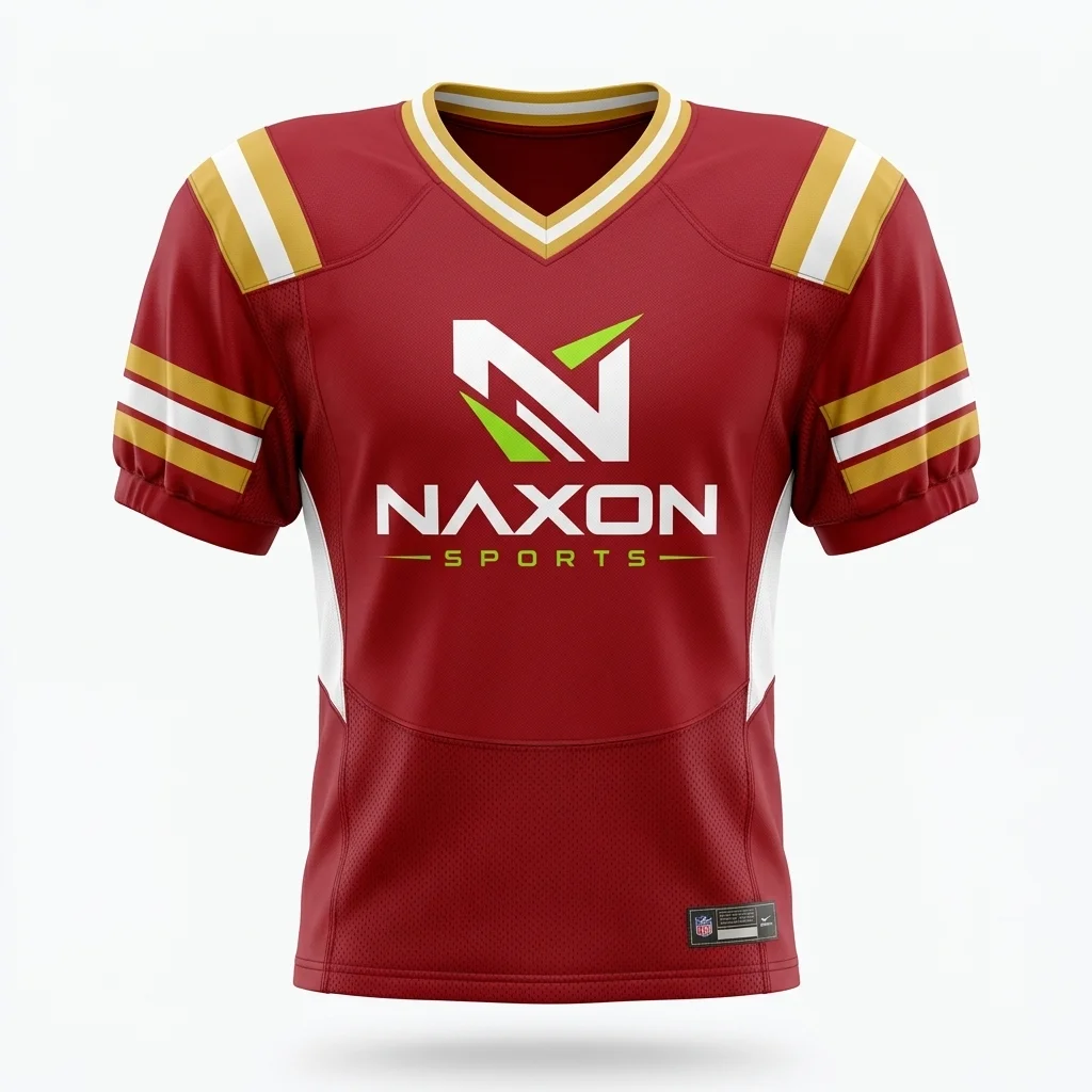 Custom football jersey by Naxon Sports