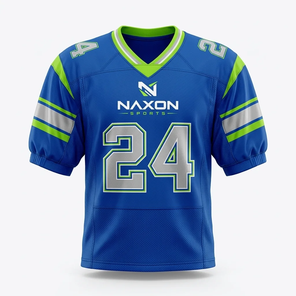 Custom football jersey by Naxon Sports