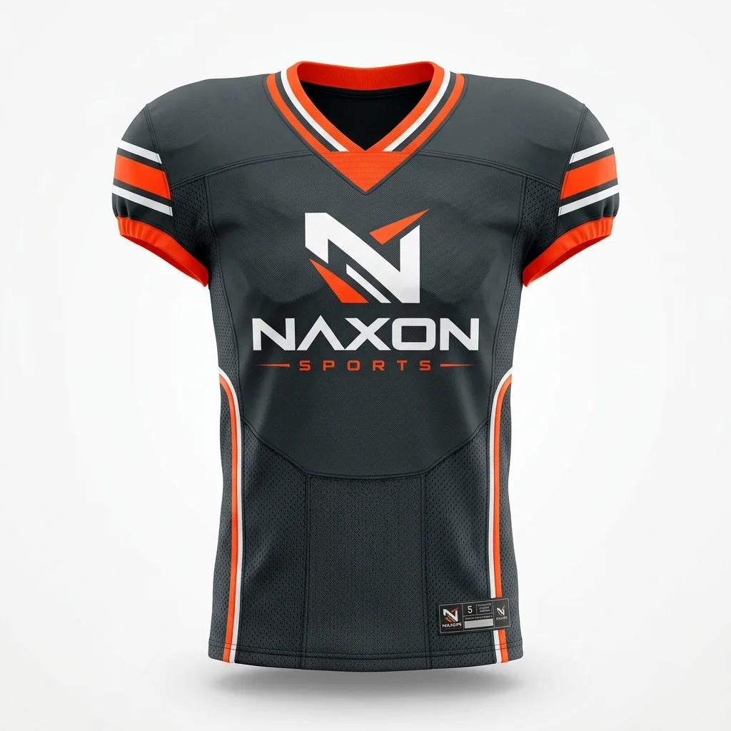 Custom football jersey by Naxon Sports