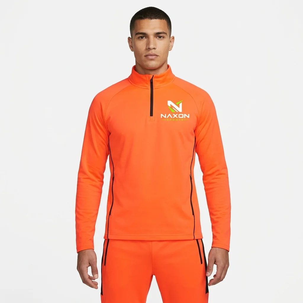Custom Football Training Tracksuit Design 5 – football training tracksuit mock-up made by Naxon Sports, Sialkot