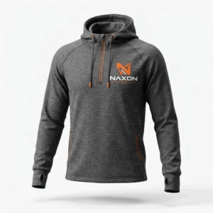 Custom Golf Hoodie Design 2 – golf hoodie mock-up made by Naxon Sports, Sialkot