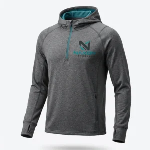 Custom Golf Hoodie Design 4 – golf hoodie mock-up made by Naxon Sports, Sialkot