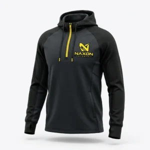 Custom Golf Hoodie Design 5 – golf hoodie mock-up made by Naxon Sports, Sialkot