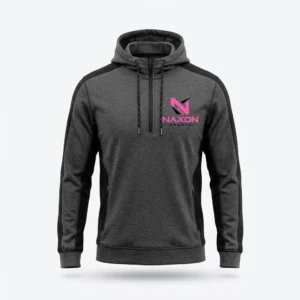 Custom Golf Hoodie Design 6 – golf hoodie mock-up made by Naxon Sports, Sialkot