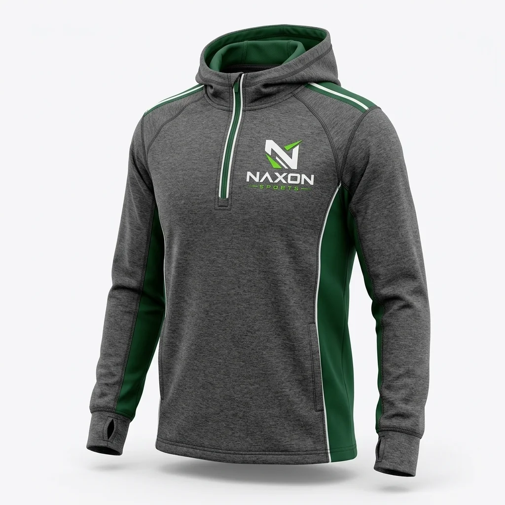 Custom Golf Hoodie Design 7 Custom Golf Hoodie Design 7 – golf hoodie mock-up made by Naxon Sports, Sialkot