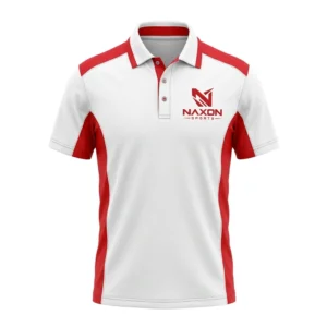 Custom Golf Polo Shirt Design 4 – golf polo shirt mock-up made by Naxon Sports, Sialkot