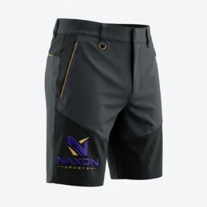 Custom Golf Shorts Design 4 – golf shorts mock-up made by Naxon Sports, Sialkot