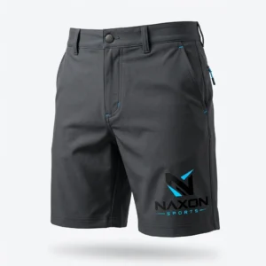 Custom Golf Shorts Design 6 – golf shorts mock-up made by Naxon Sports, Sialkot