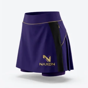 Custom Golf Skirt Design 2 – golf skirt mock-up made by Naxon Sports, Sialkot