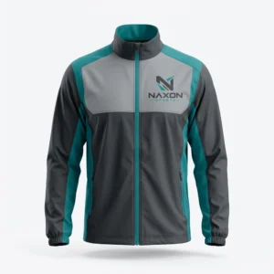 Custom Golf Windbreaker Design 3 – golf windbreaker mock-up made by Naxon Sports, Sialkot