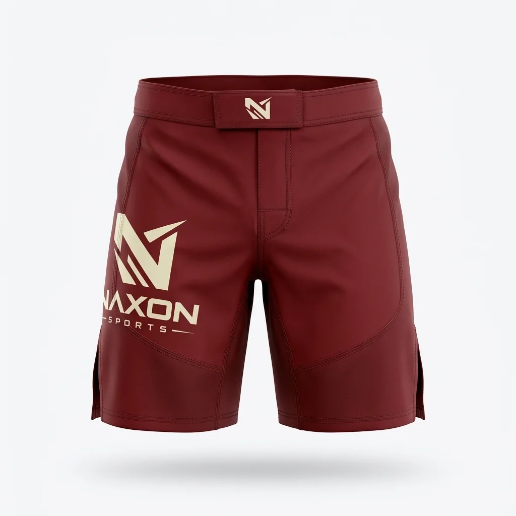 Custom grappling shorts straight by Naxon Sports