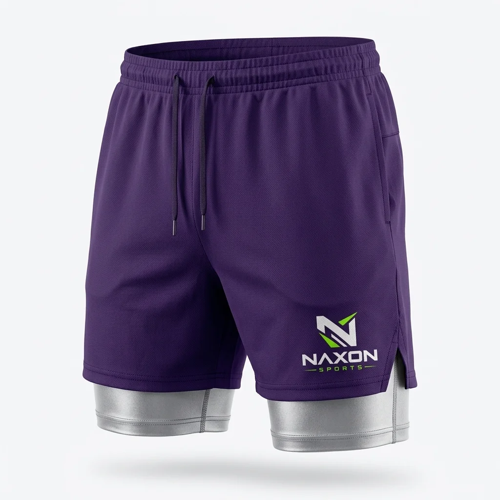 Custom gym shorts by Naxon Sports