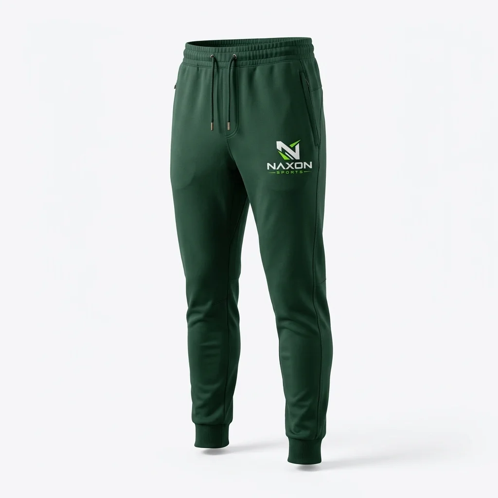 Custom Jogger Pants Design 10 Custom Jogger Pants Design 10 – jogger pants mock-up made by Naxon Sports, Sialkot
