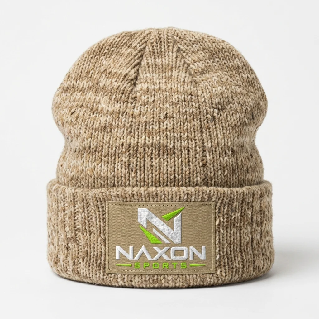 Custom knit beanie by Naxon Sports