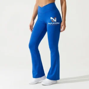 Custom Leggings Design 1 – leggings mock-up made by Naxon Sports, Sialkot