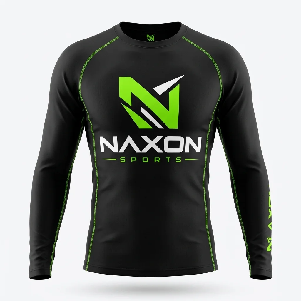 Custom mma compression shirt by Naxon Sports