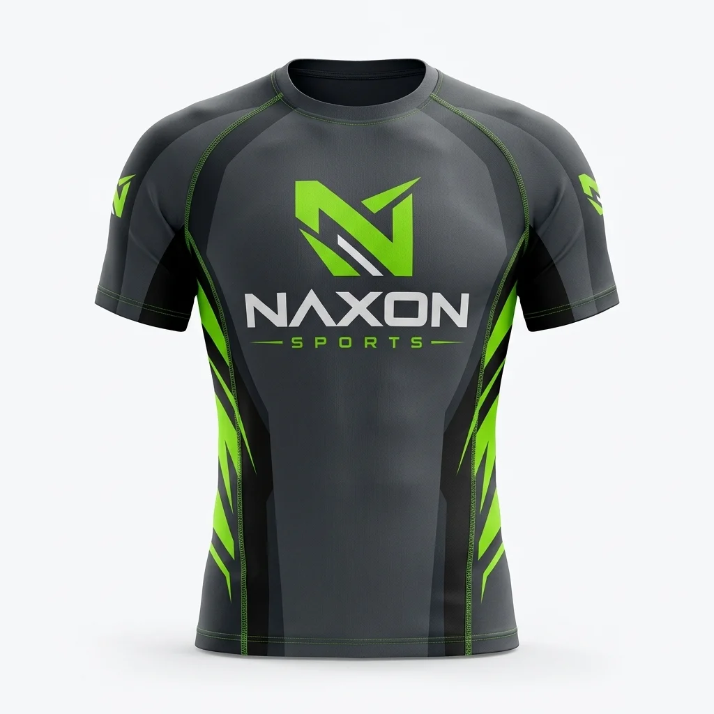 Custom mma compression shirt by Naxon Sports