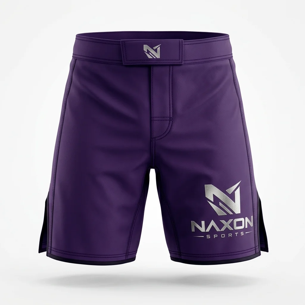 Custom mma grappling shorts by Naxon Sports