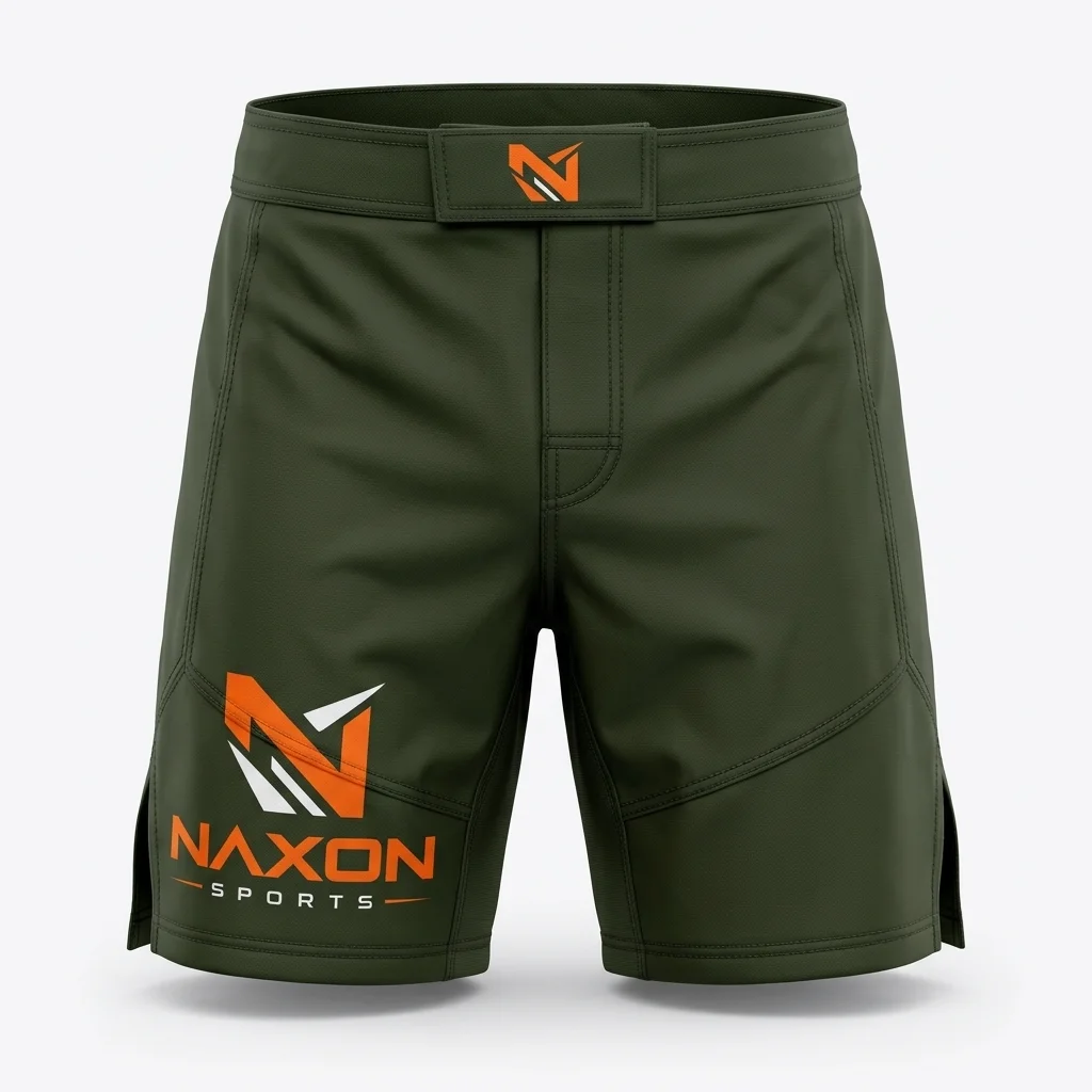 Custom mma grappling shorts by Naxon Sports