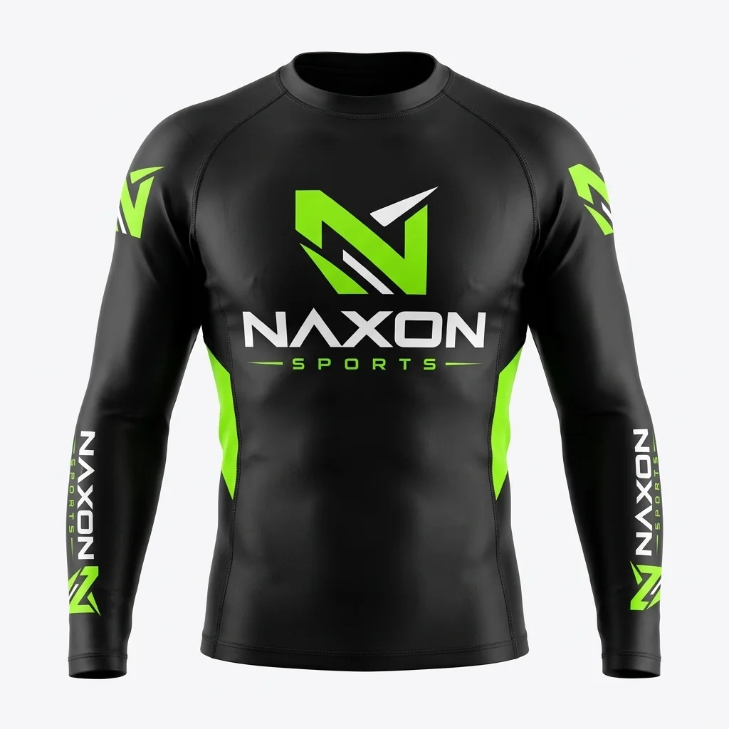 Custom mma rashguard by Naxon Sports