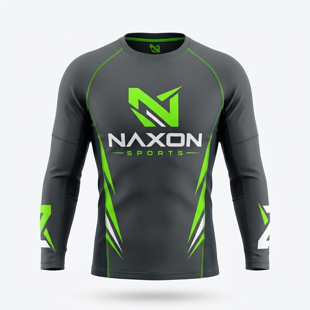Custom mma rashguard by Naxon Sports