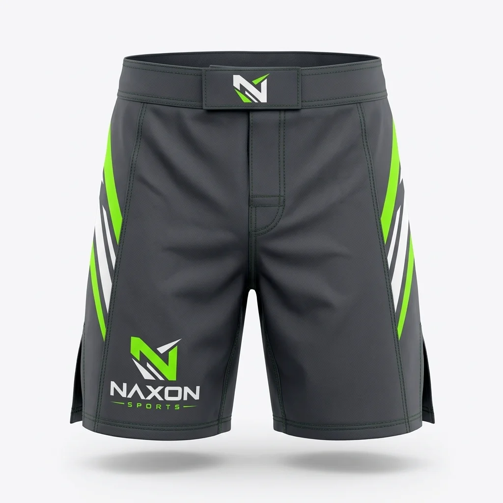 Custom mma training shorts by Naxon Sports