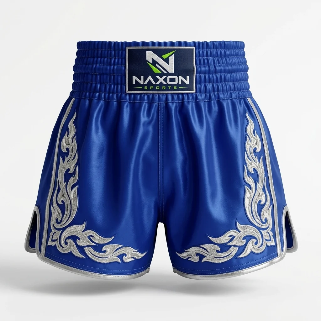 Custom muay thai shorts by Naxon Sports