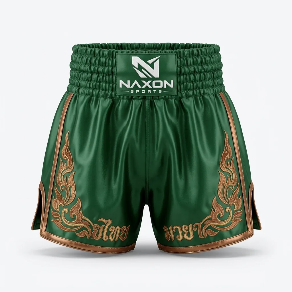Custom muay thai shorts by Naxon Sports