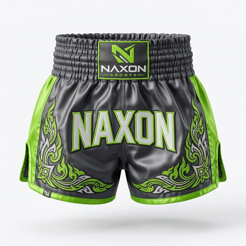 Custom muay thai shorts by Naxon Sports