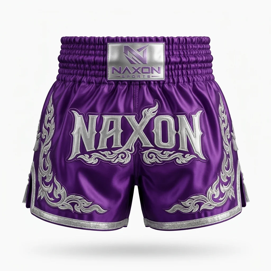 Custom muay thai shorts by Naxon Sports