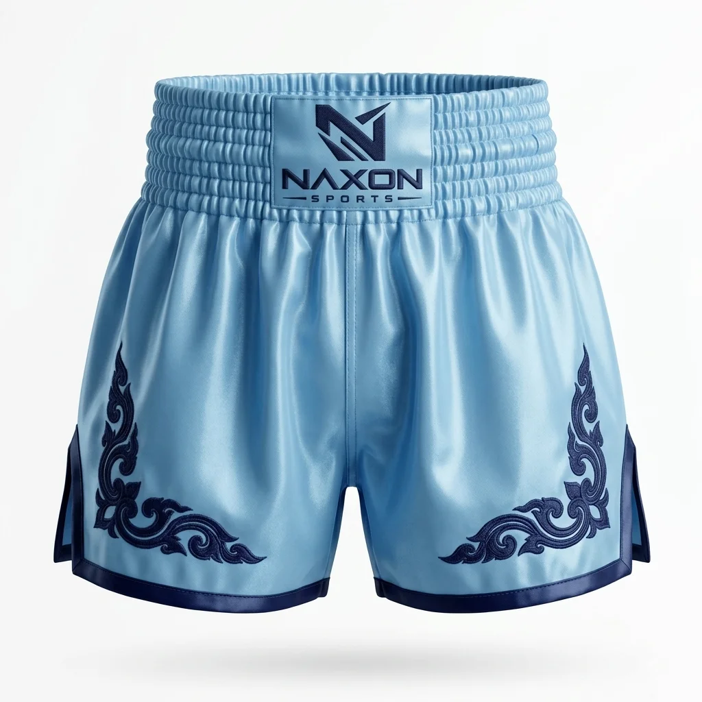 Custom muay thai shorts by Naxon Sports