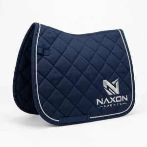 Navy equestrian saddle pad – Custom Saddle Pad – Academy Series by Naxon Sports, Sialkot