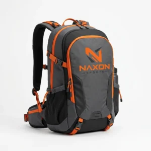 Custom Sports Backpack Design 4 – sports backpack mock-up made by Naxon Sports, Sialkot