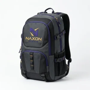 Custom Sports Backpack Design 6 – sports backpack mock-up made by Naxon Sports, Sialkot