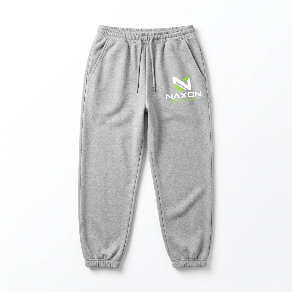 Custom Naxon Sports Baggy Sweatpants Design 1 – naxon sports baggy sweatpants mock-up made by Naxon Sports, Sialkot