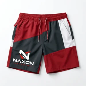 Custom Board Shorts Design 7 – board shorts mock-up made by Naxon Sports, Sialkot