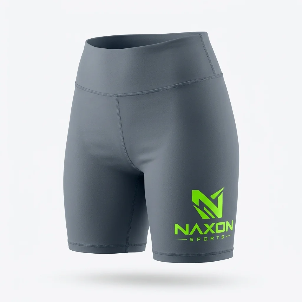 Custom naxon sports biker shorts by Naxon Sports