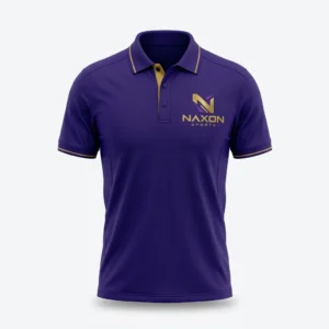 Custom Golf Polo Shirt Design 9 – golf polo shirt mock-up made by Naxon Sports, Sialkot