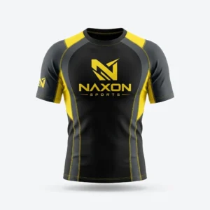 Custom Surf Rash Guard Design 4 – surf rash guard mock-up made by Naxon Sports, Sialkot