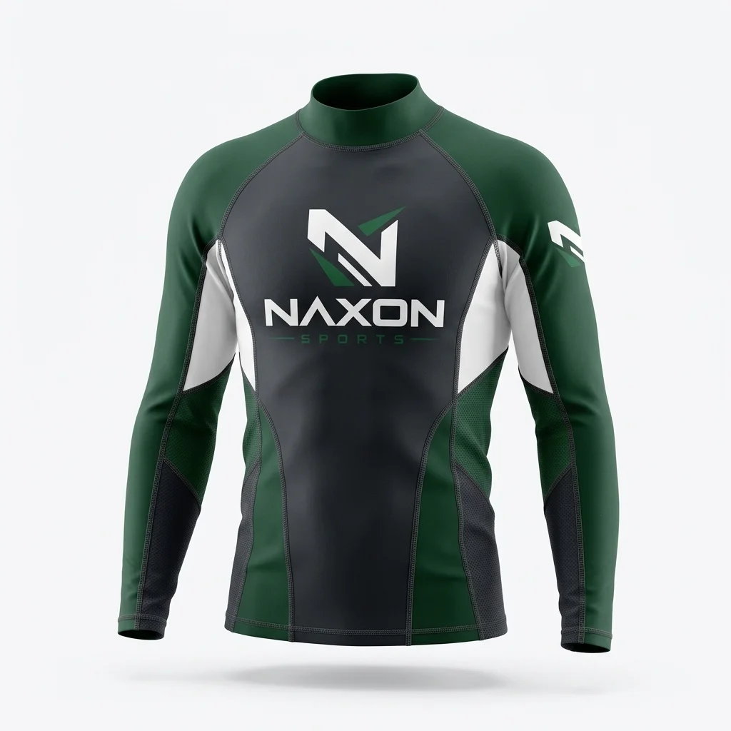 Custom Surfing Top Design 2 Custom Surfing Top Design 2 – surfing top mock-up made by Naxon Sports, Sialkot